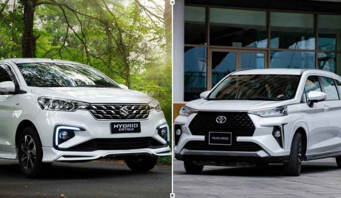 Toyota Veloz Cross và Suzuki Ertiga Hybrid