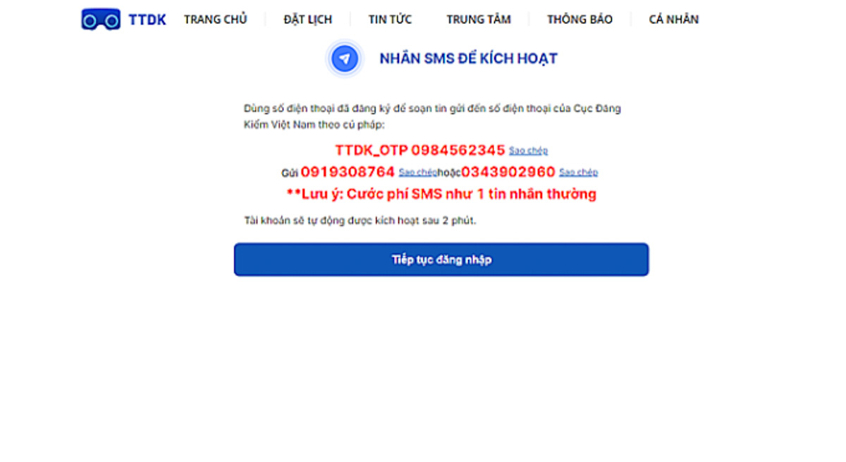 Đăng Ký Lịch Đăng Kiểm Online