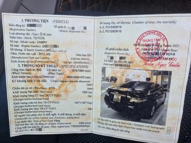 Số khung số máy bị mờ
