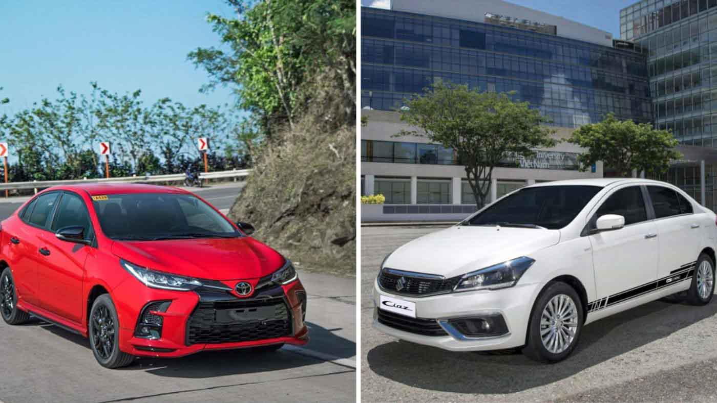 Suzuki Ciaz và Toyota Vios