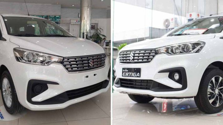 Suzuki Ertiga Hybrid MT và Ertiga AT