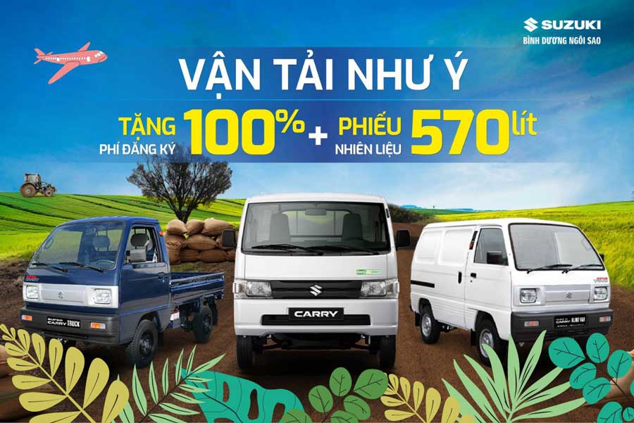 Chương trình khuyến mãi Suzuki tháng 7