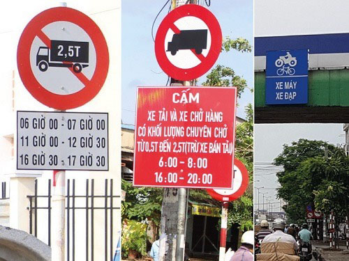 Xe tải chạy giờ cấm
