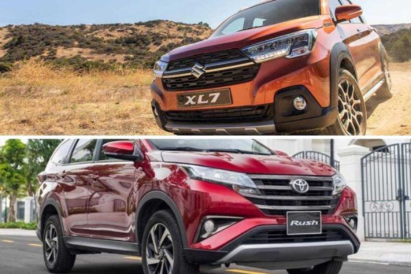 So sánh Toyota Rush và Suzuki XL7