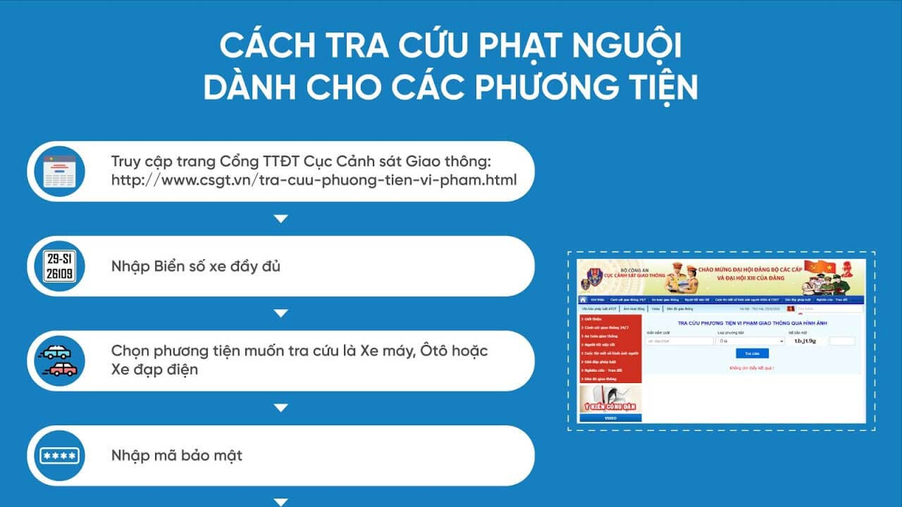 3 Cách tra cứu phạt nguội ô tô nhanh và chính xác nhất