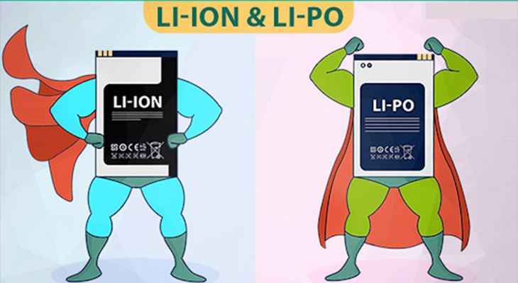 pin lithium-ion và lithium-polymer