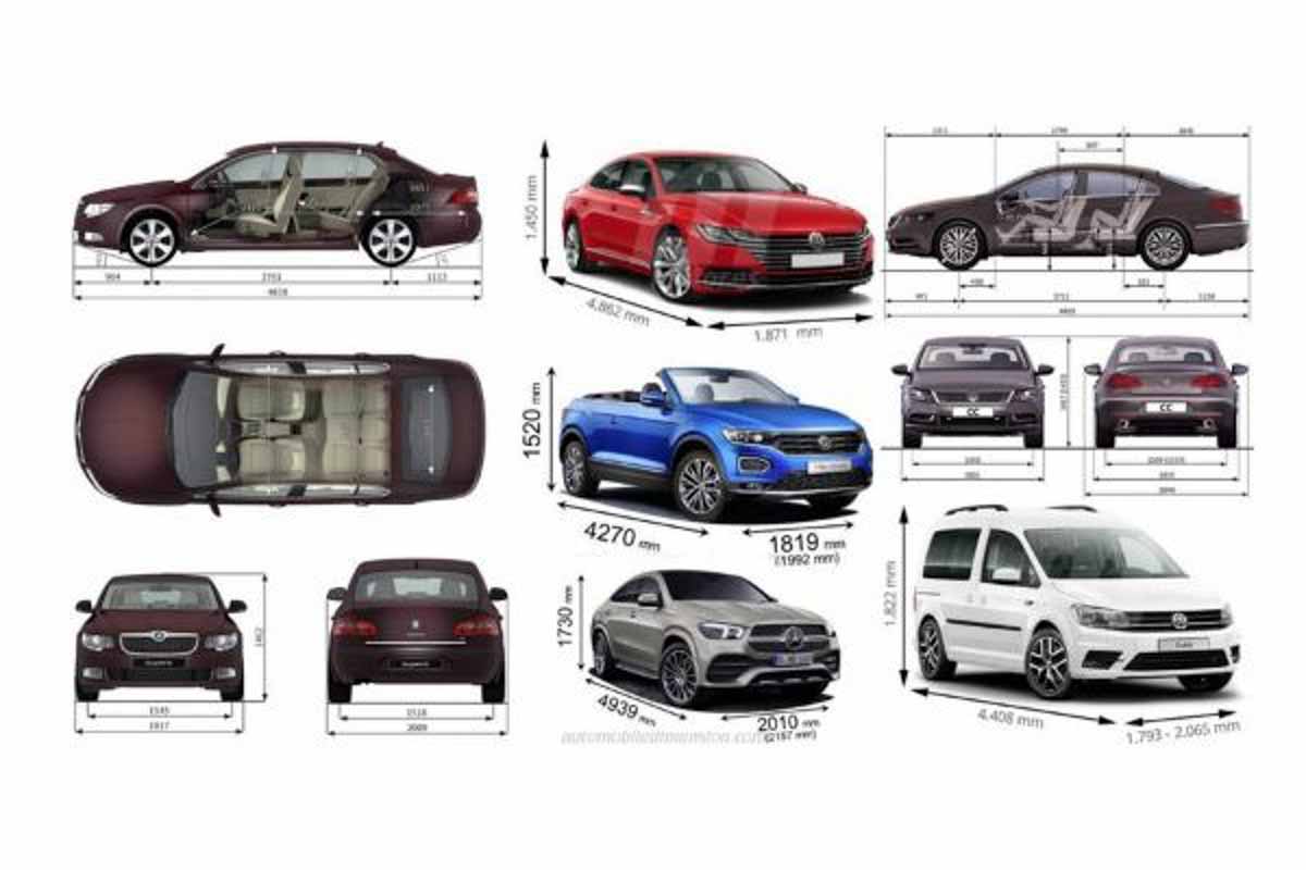 Các loại kích thước ô tô hiện nay