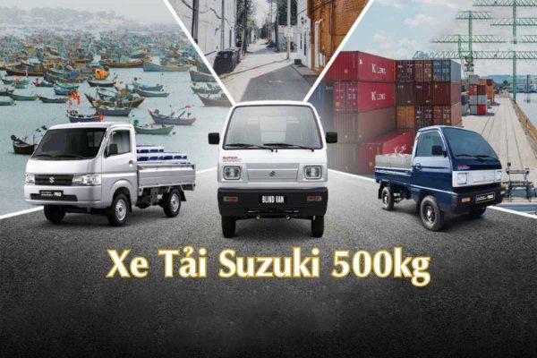 Các loại xe tải Suzuki 500kg hiện nay