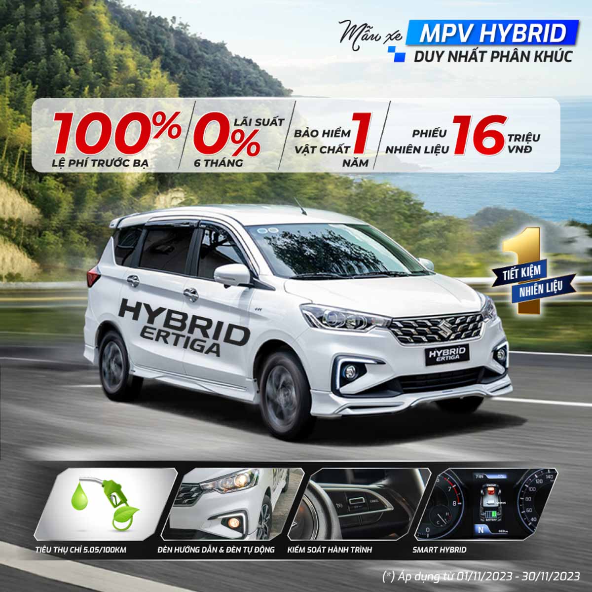 Khuyến mãi tháng 11 xe du lịch tại Suzuki Bình Dương Ngôi Sao