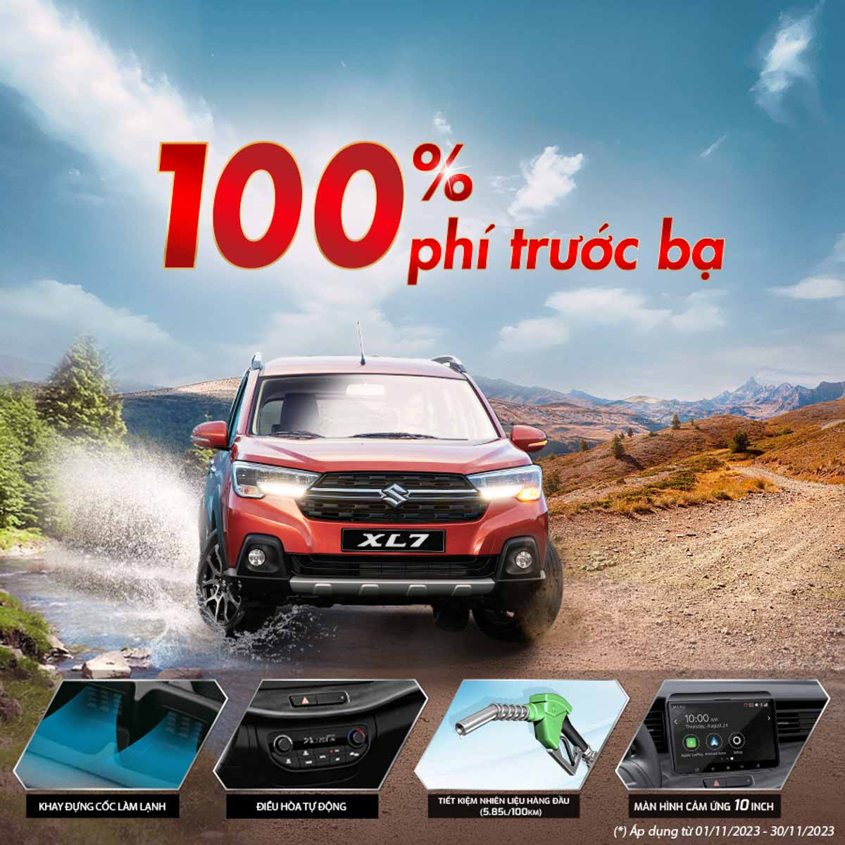 Khuyến mãi tháng 11 xe du lịch tại Suzuki Bình Dương Ngôi Sao