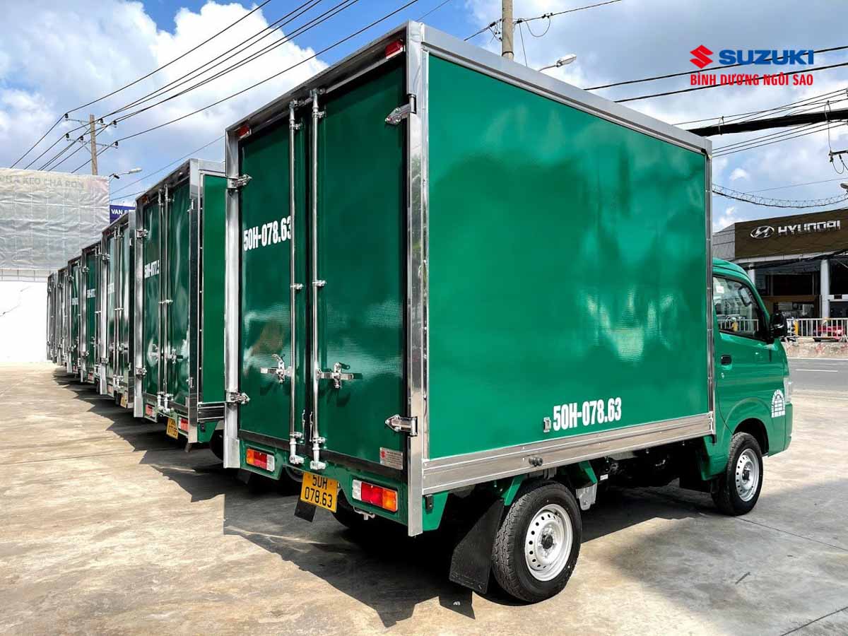 Những mẫu thùng xe tải đẹp Suzuki