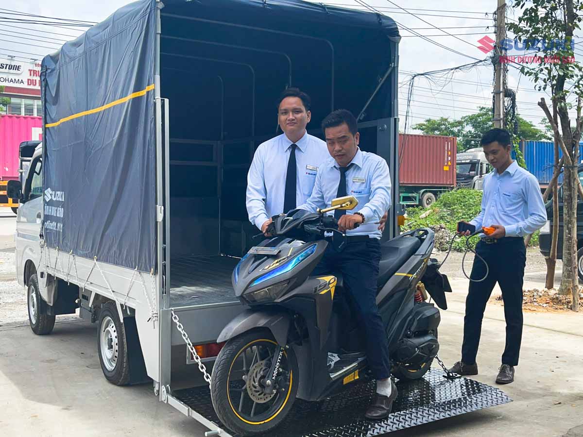 Những mẫu thùng xe tải đẹp Suzuki