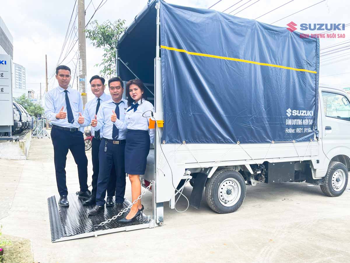 Những mẫu thùng xe tải đẹp Suzuki