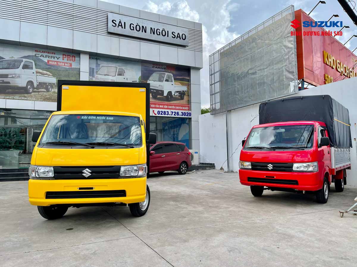 Những mẫu thùng xe tải đẹp Suzuki