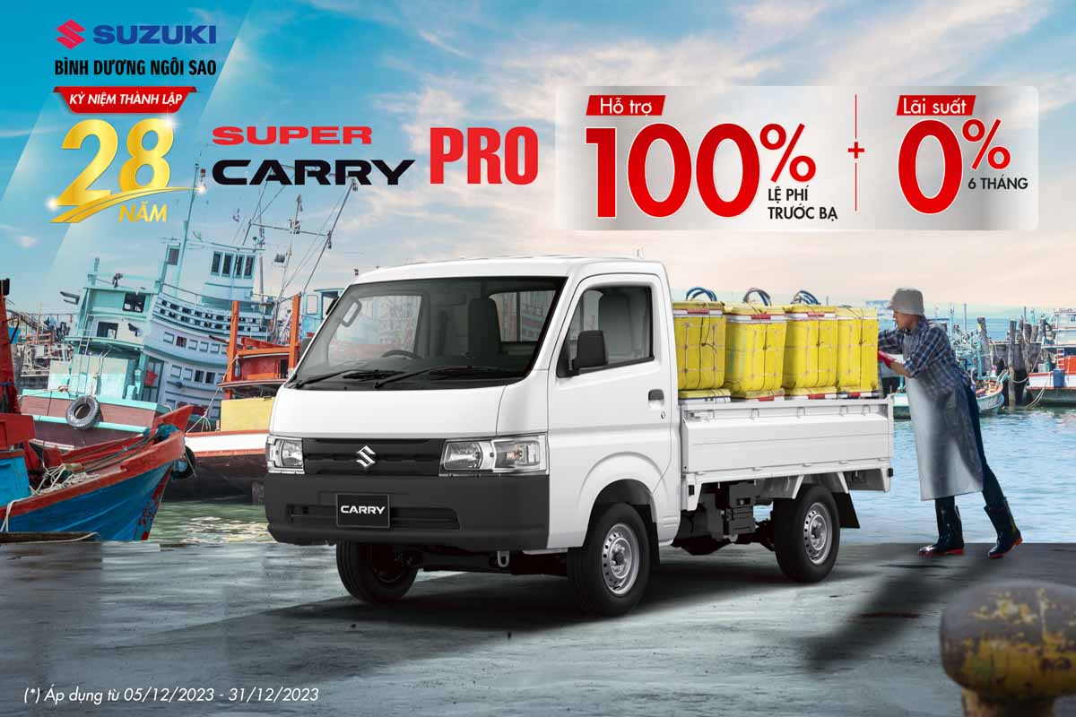 Khuyến mãi tháng 12 Suzuki Bình Dương Ngôi Sao
