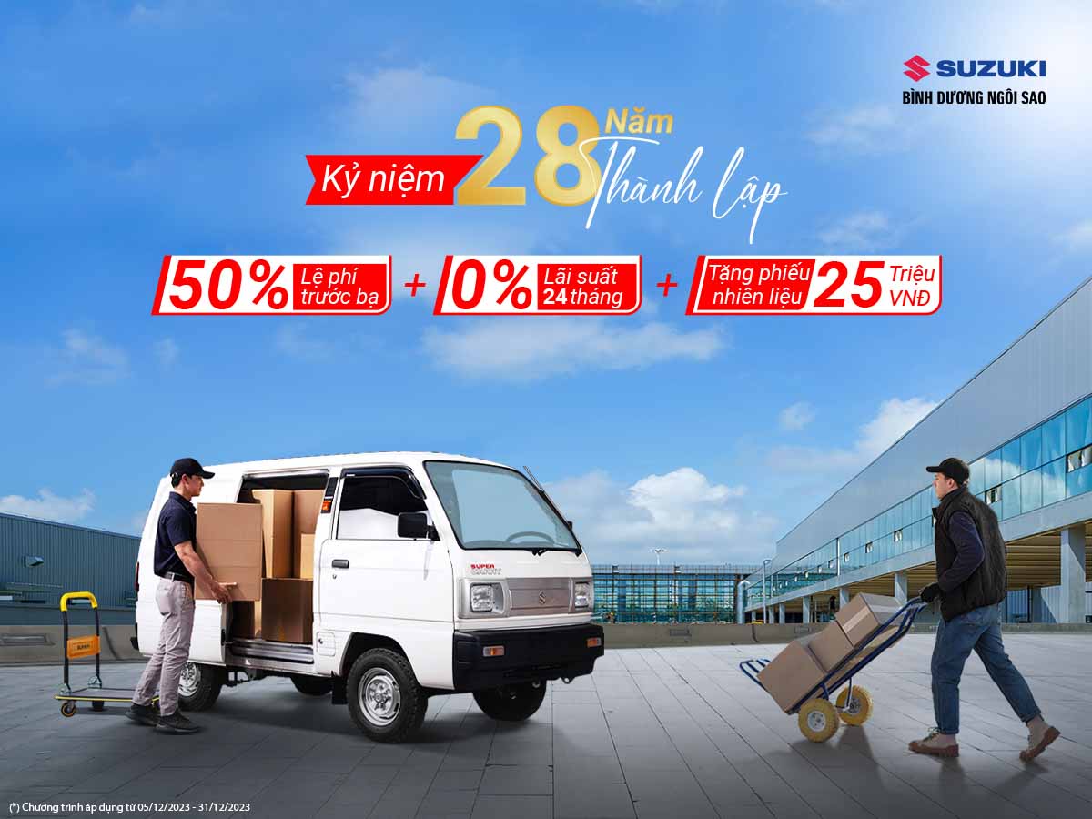 Khuyến mãi tháng 12 Suzuki Bình Dương Ngôi Sao