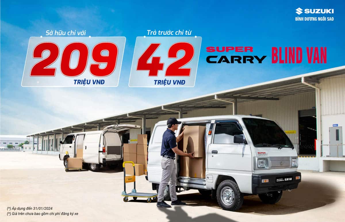 Khuyến mãi tháng 1 tại Suzuki Bình Dương Ngôi Sao