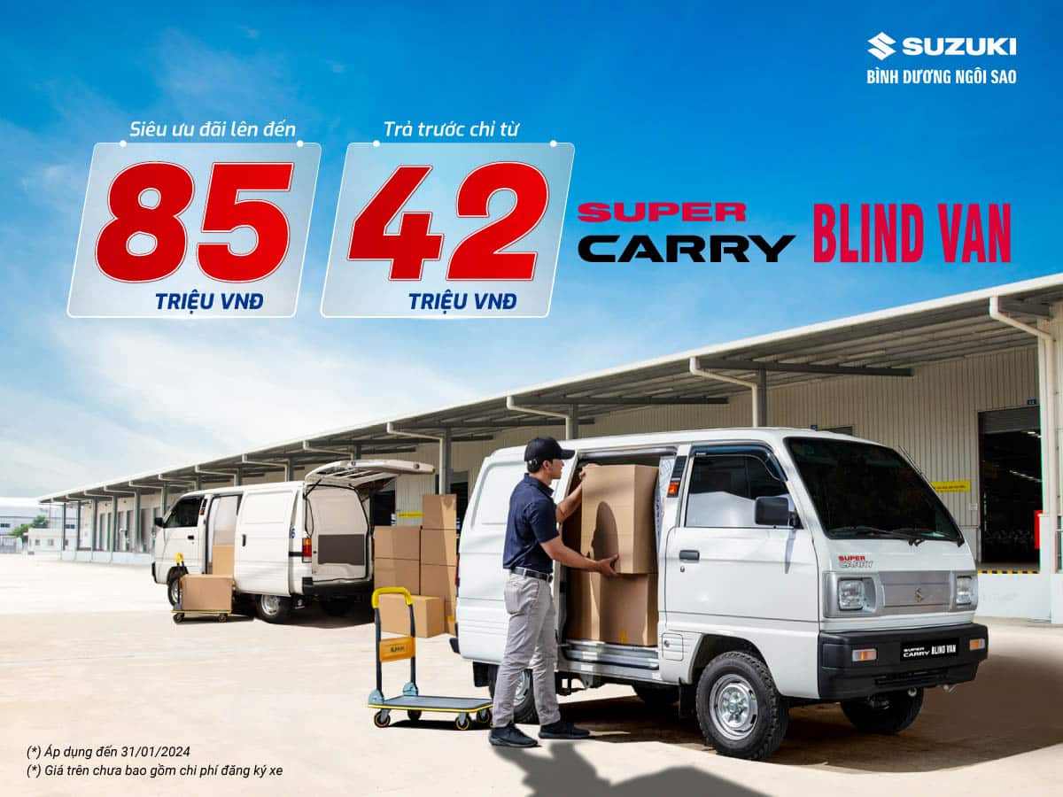Khuyến mãi tháng 1 tại Suzuki Bình Dương Ngôi Sao