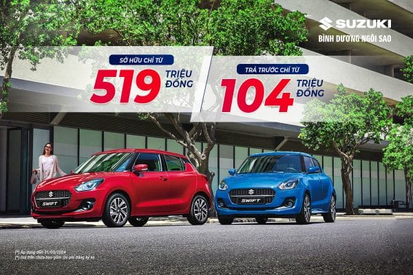 Khuyến mãi tháng 3 Suzuki Bình Dương Ngôi Sao