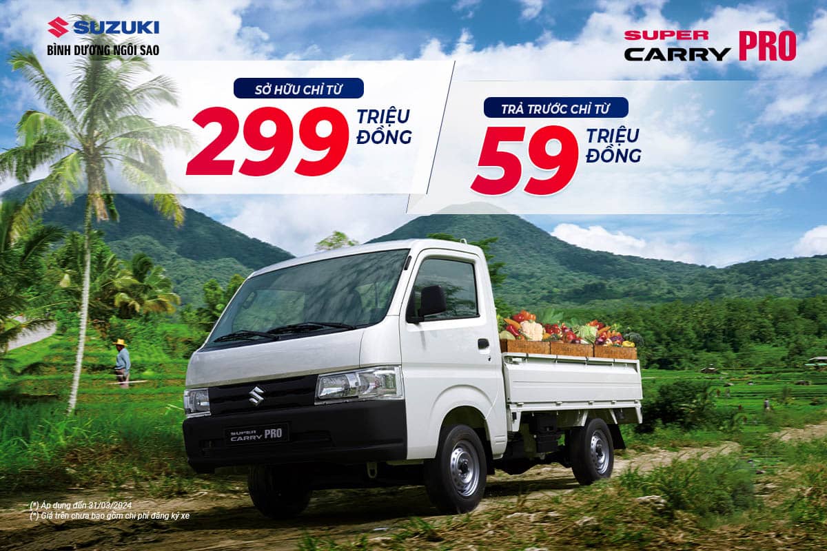 Khuyến mãi tháng 3 Suzuki Bình Dương Ngôi Sao